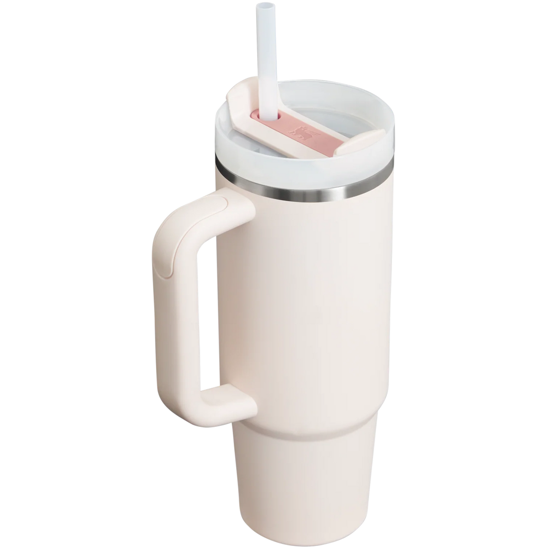 Stanley Quencher H2.0 Tumbler with Handle and Straw 40 oz | Flowstate 3-Position Lid | Cup Holder Compatible for Travel | Insulated Stainless Steel Cup | BPA-Free | Rose Quartz 2.0