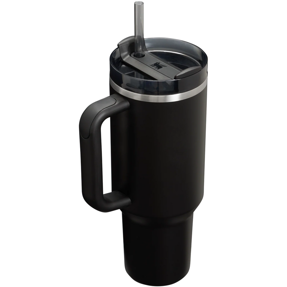 STANLEY Quencher H2.0 Tumbler with Handle and Straw 40 oz | Flowstate 3-Position Lid | Cup Holder Compatible for Travel | Insulated Stainless Steel Cup | BPA-Free | Black 2.0